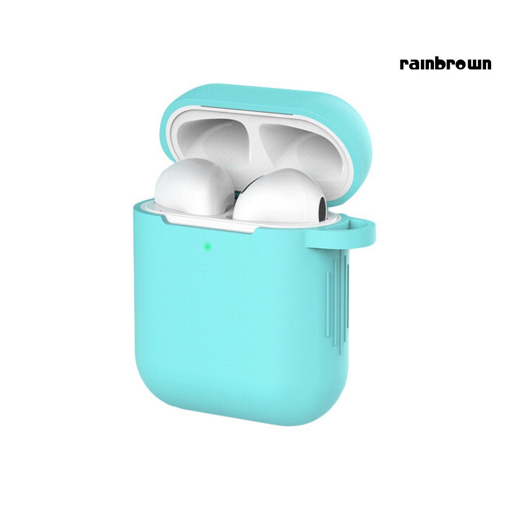 Vỏ Đựng Bảo Vệ Hộp Sạc Tai Nghe Airpods 1 / 2 Bằng Silicone