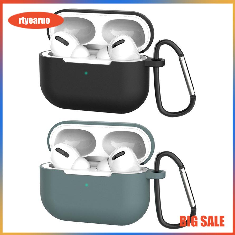 For AIRPOD Pro Case Cover With Keychain Full Protective Rubber Skin Accessory