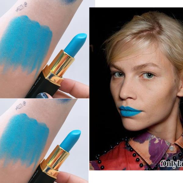 Son Môi Hóa Trang Nhiều Màu Sắc Trắng/Đen/Xanh Dương/Tím/Cam/Xanh Lá/Xanh Lá