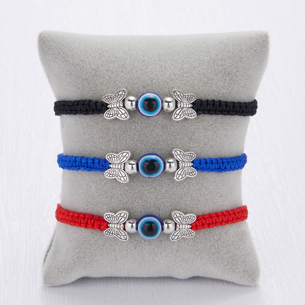 Vòng đeo tay RINHOO FRIENDSHIP phối mặt động vật tùy chọn và đá mắt quỷ có thể điều chỉnh thời trang may mắn cho nữ