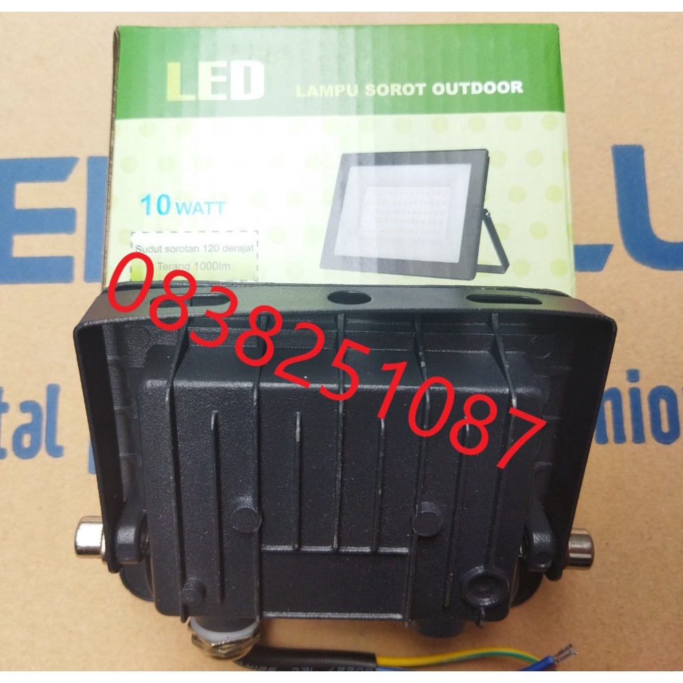 Đèn led pha ngoài trời IP67 10W ánh sáng trắng/vàng