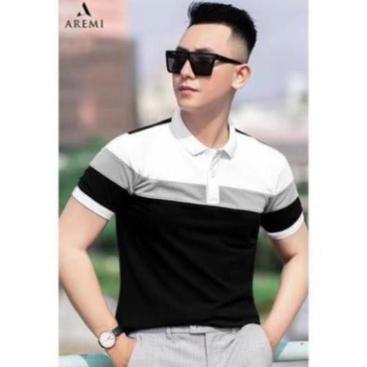 Áo Thun POLO Nam Tay Ngắn Thêu Logo AREMI Cao Cấp Co Dãn Tốt ARPL05