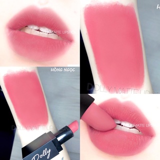 Son Dolly Matte Lipstick Không Chì - Son Màu Hồng Ngọc Nhẹ Nhàng