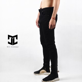 Quần Jeans Nam Đen Trơn MRCC