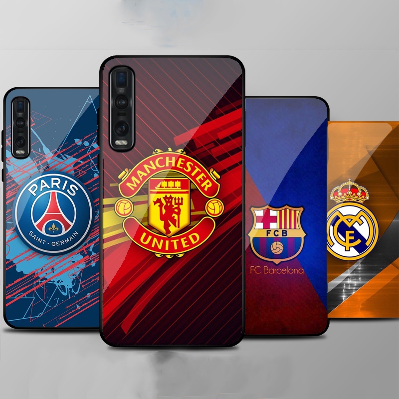 Ốp Lưng OPPO FIND X2, FIND X2 PRO mặt kính cường lực cao cấp In hình Câu Lạc Bộ Bóng Đá