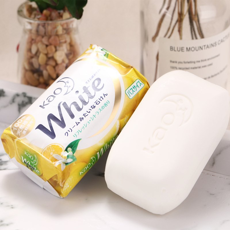 [CHÍNH HÃNG] Xà Phòng Tắm KAO WHITE (130G)_Nhiều bọt mịn _Giúp đánh bay nhanh chất bẩn trên da