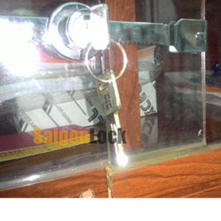Ổ khóa tủ kính lùa răng cưa