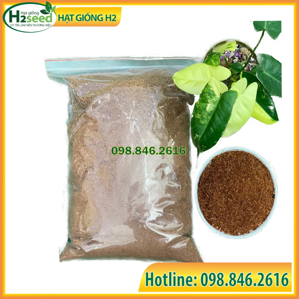 Giá thể xơ dừa, mụn xơ dừa chuyên dùng cho trồng rau trong thùng xốp, trồng rau trên sân thượng