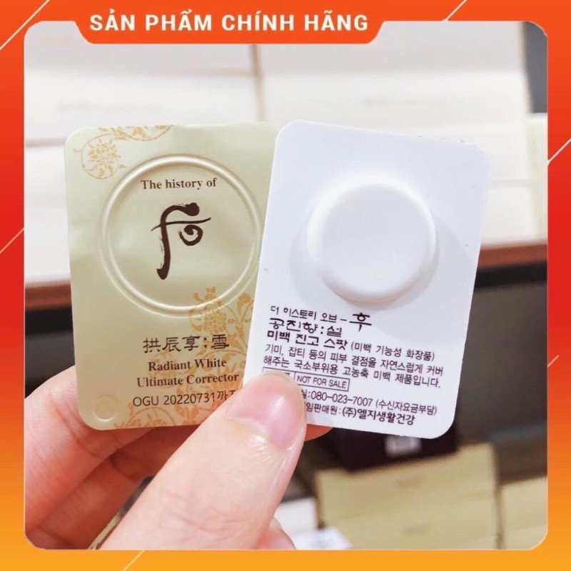 Vỉ cao nám Ohui Radiant White Intensive Spot Corrector, hỗ trợ dưỡng trắng, hỗ trợ giảm thâm nám