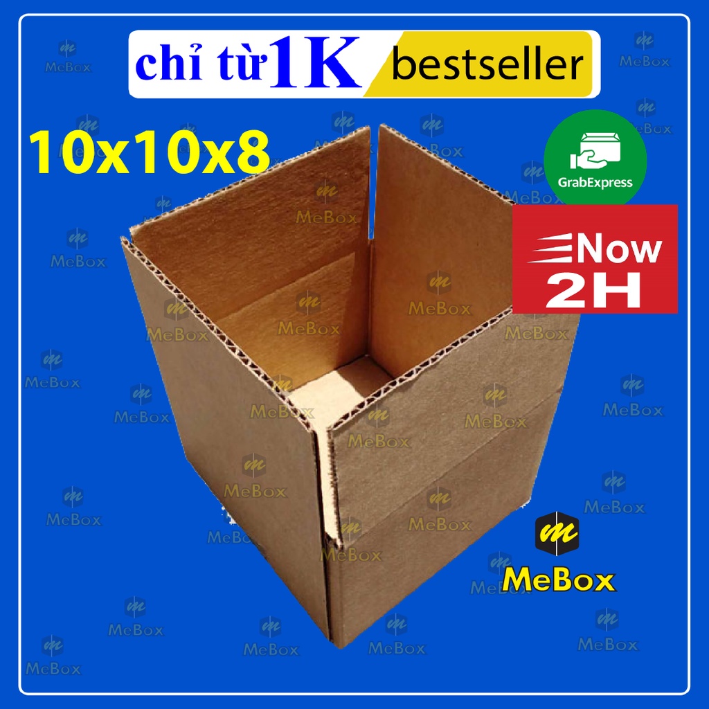 Hộp carton 10x10x8 - giá xưởng