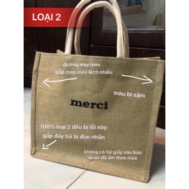 [Mã FAMAYWA2 giảm 10K đơn 50K] Túi Cói Merci Đi Biển Size Lớn Cho Nữ | BigBuy360 - bigbuy360.vn