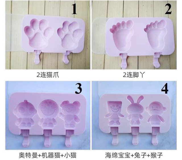 Khuôn kem silicon siêu cute