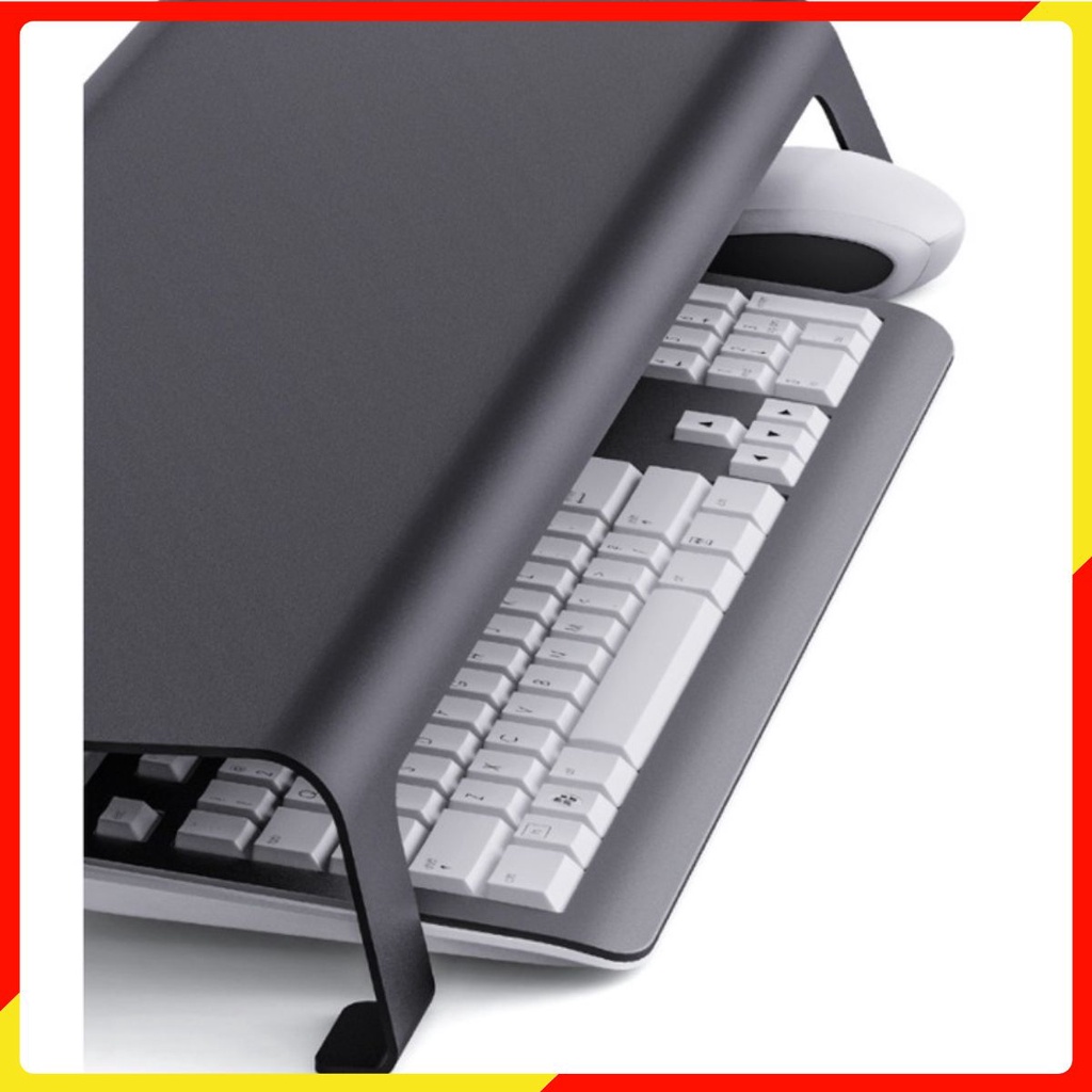 Kệ Kê Màn Hình Máy Tính P23, Kê iMac Nhôm Nguyên Khối Cao Cấp Để Bàn Nâng Chỉnh Độ Cao Đặt Bàn Làm Việc Sang Trọng.