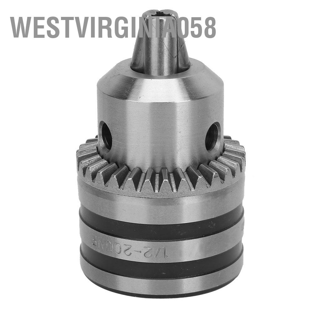 Westvirginia058 Bộ điều hợp Chuck mũi khoan 3.0-16MM 1 / 2-20UNF Loại chìa khóa Máy với chuyển đổi chuôi tròn