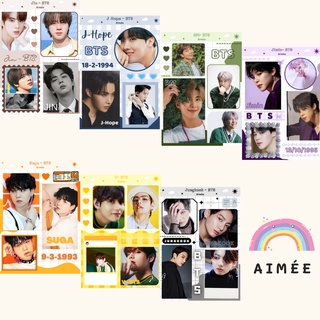Sticker nhãn dán BTS - 9,5*14 cm | Aimée