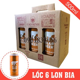 Bia gấu đức dark wheat 5,4% lon 500ml