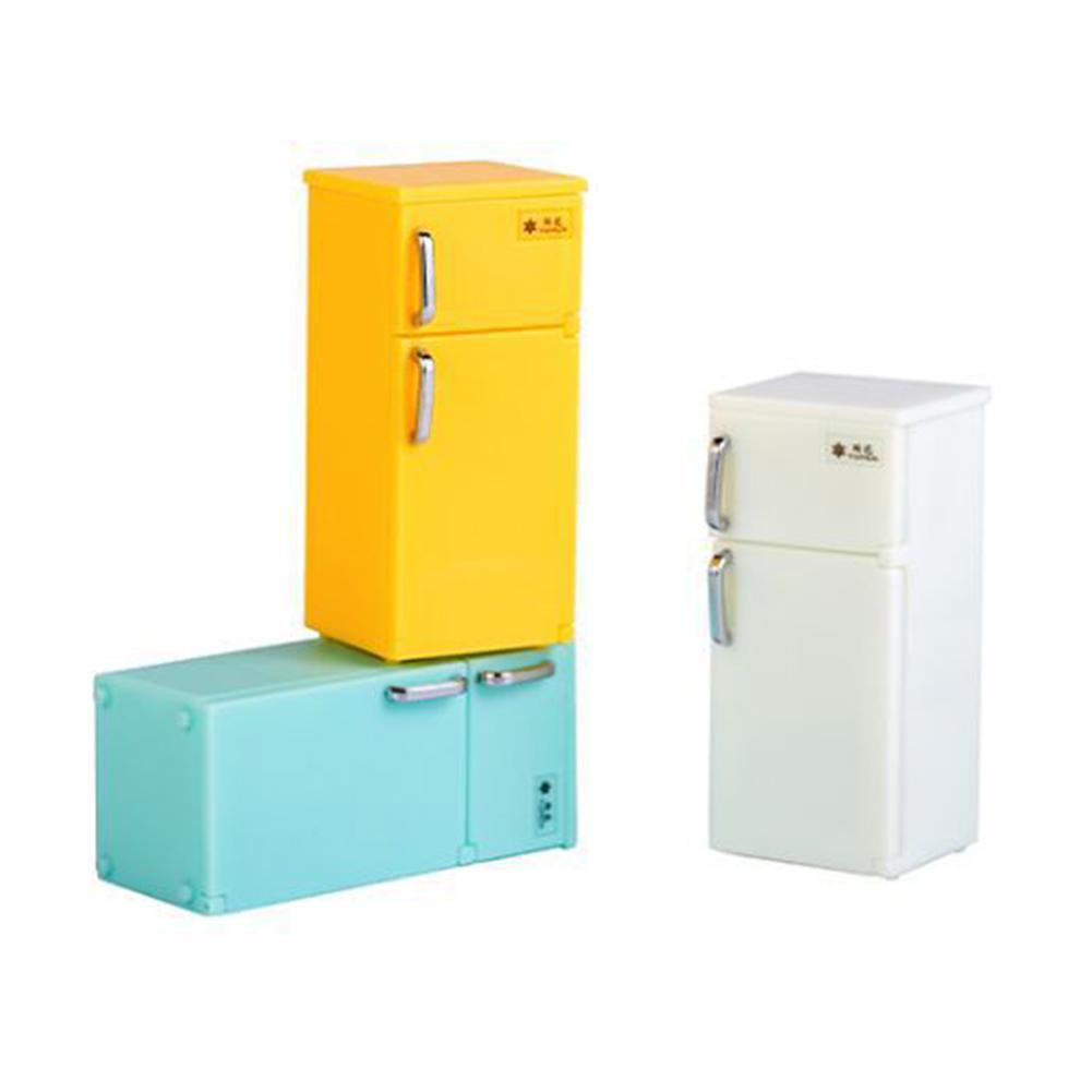 Tủ Lạnh Nhựa Mini Tỉ Lệ 1:12 Cho Nhà Búp Bê M5N3