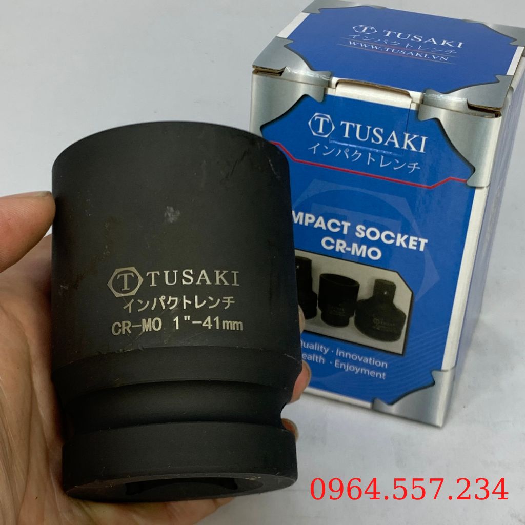 Đầu Khẩu 1 inch 6 cạnh,đầu tuýp 1 inch chất lượng đủ số 17,19,21,22,23,24,27,28,29, 30,32,33,34,35,36.....Cao Cấp TUSAKI
