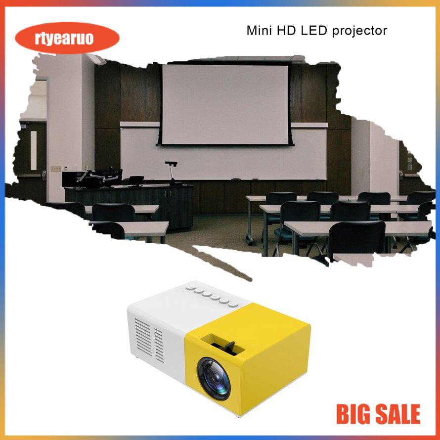 Máy Chiếu Đèn LED Mini Thông Minh YG300 Full HD 1080p Cao Cấp Phiên Bản Mới