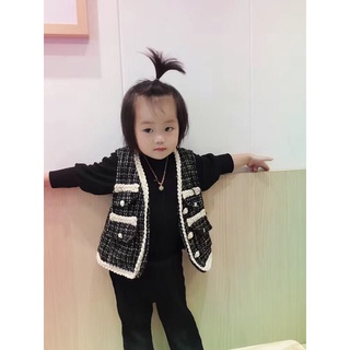 Áo gile dạ cho bé