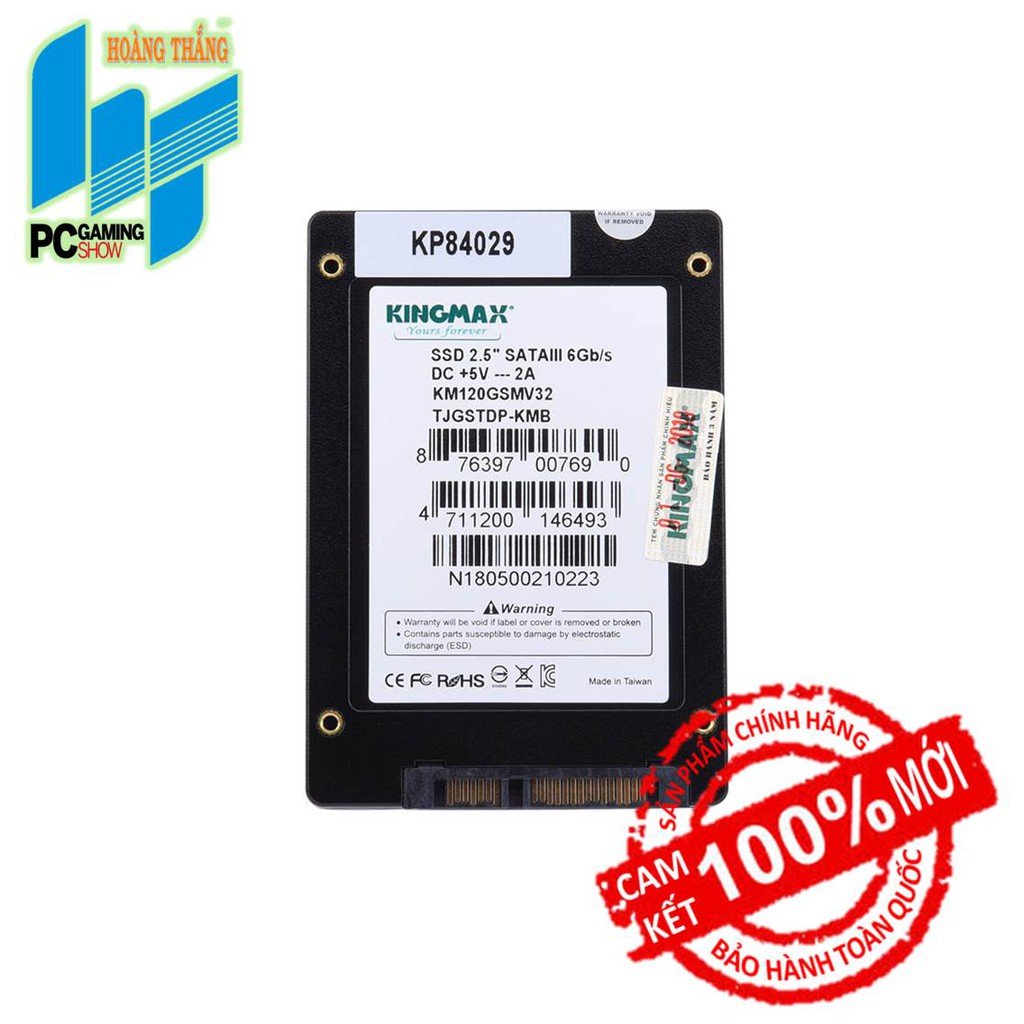 [Mã ELMS05 giảm 5% đơn 300k]Ổ cứng SSD Kingmax 120GB Sata III SMV32