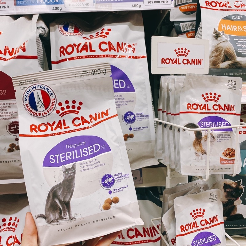 Pate gói Royal Canin Sterilised cho mèo triệt sản gói 85g
