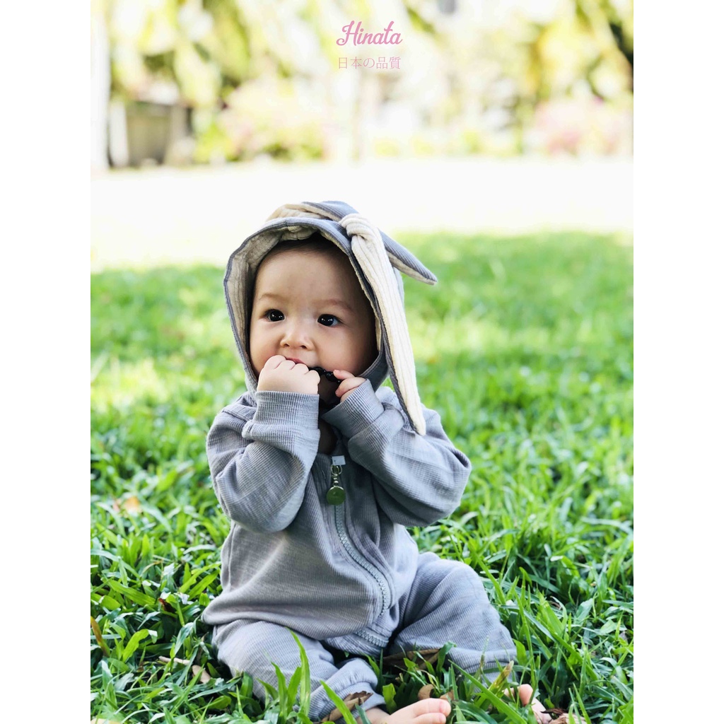 Romper unisex tai thỏ dễ thương BF52 Hinata