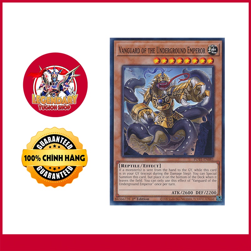[Thẻ Bài Yugioh Chính Hãng] Vanguard of the Underground Emperor