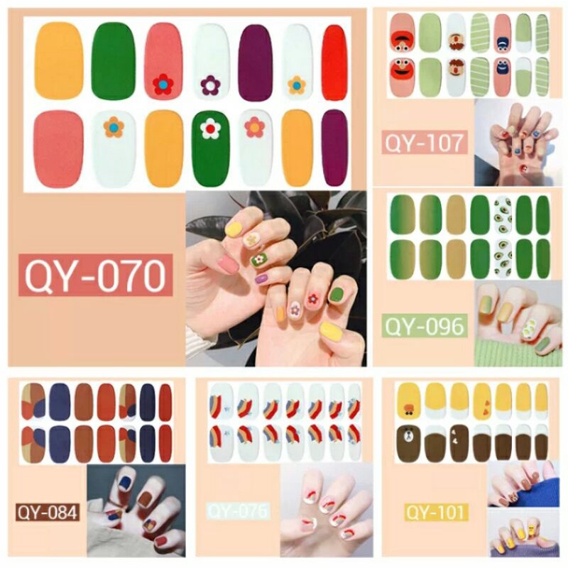 SET 14 STICKER DÁN MÓNG TAY CHỐNG NƯỚC MODELONES &amp; DŨA MÓNG CHO HỌC SINH
