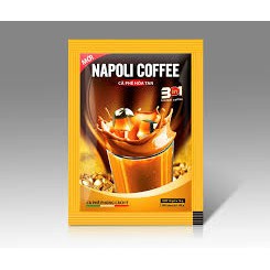 CÀ PHÊ SỮA NÓNG 3IN1 - Napoli Cafe - Dây 10 gói - HSD : 2021