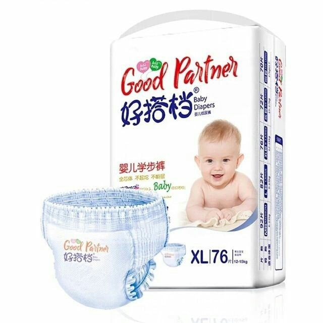 [Mã MKBC166 giảm 100K đơn 1tr3] Bỉm GOOD PARTNER đủ size dán/quần S112/M92/L82/XL76/XXL72