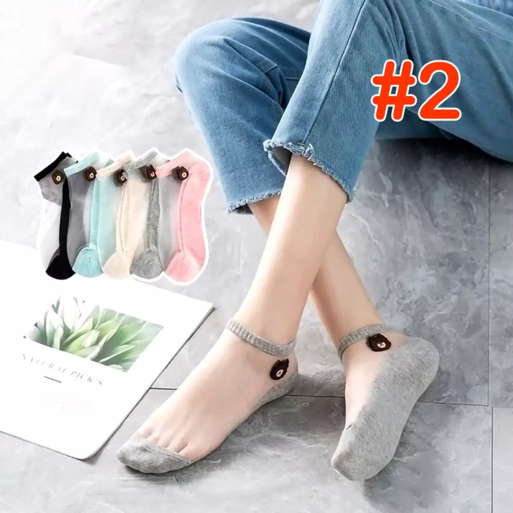 Vớ lưới Gấu mỏng trong suốt