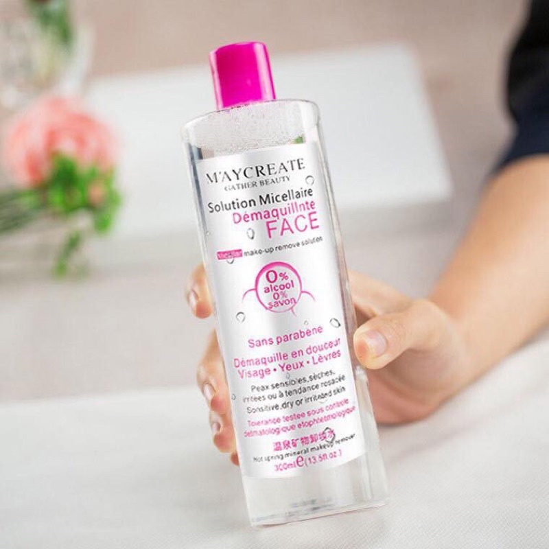 Nước Tẩy Trang MayCreate ,Tẩy Sạch Các Chất Bẩn và Bã Nhơn 300ML