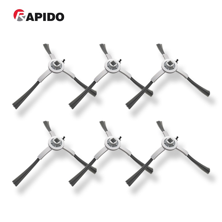 Cặp chổi cạnh, chổi quét góc - Phụ kiện thay thế dành cho Robot hút bụi lau nhà RAPIDO