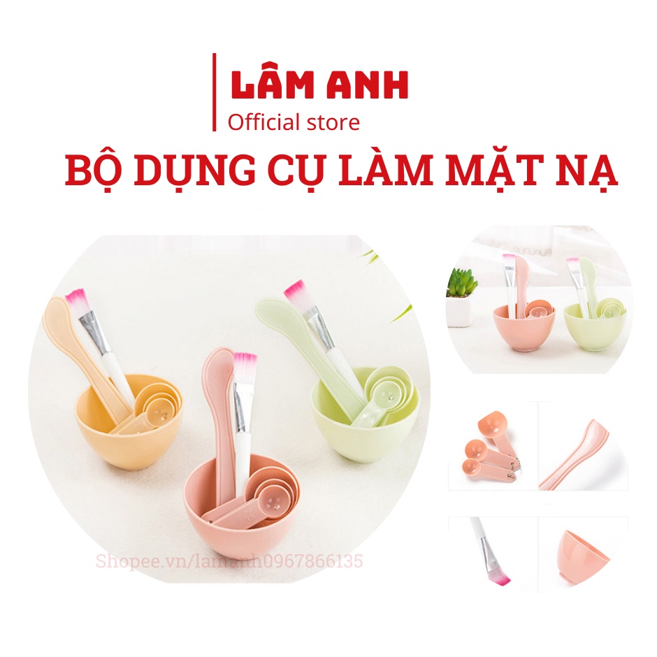 Bộ Bát Trộn Đắp Mặt Nạ 6 Chi Tiết – Dụng Cụ Trộn Mặt Nạ An Toàn Siêu Tiện Dụng