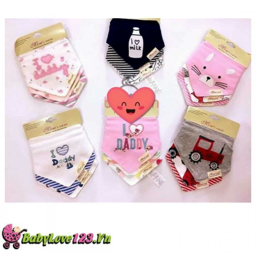 Set Yếm tam giác Mom'scare cho bé yêu