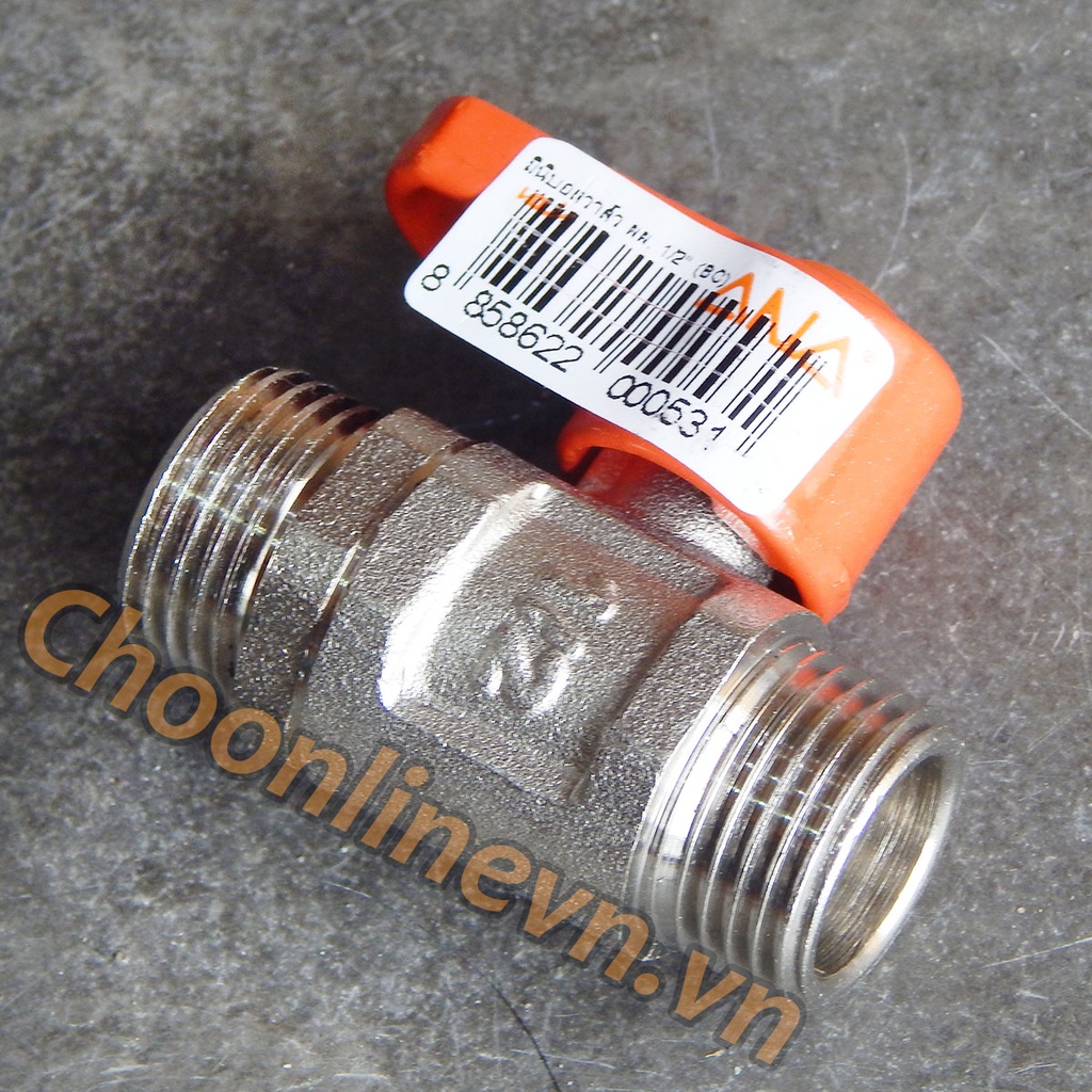 Van khóa nước 2 đầu ren ngoài 21mm - Hàng chính hãng ANA nhập khẩu Thái Lan
