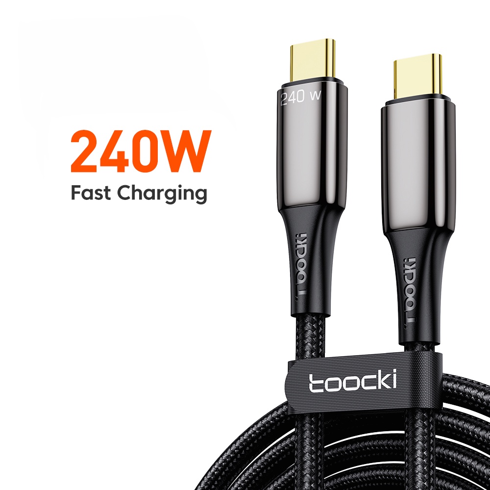 Dây Cáp Sạc Nhanh QC4.0 Pd 240W USB C Sang Type C Cho Laptop / Máy Tính Bảng / Điện Thoại