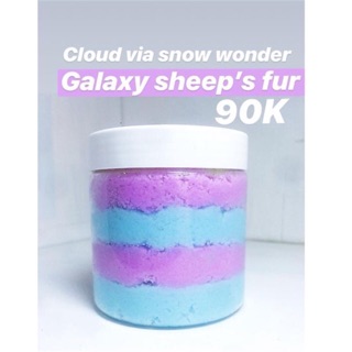 Slime PASTEL mây Galaxy sheep'fur / Slime làm từ Snow wonder tuyết mỹ /