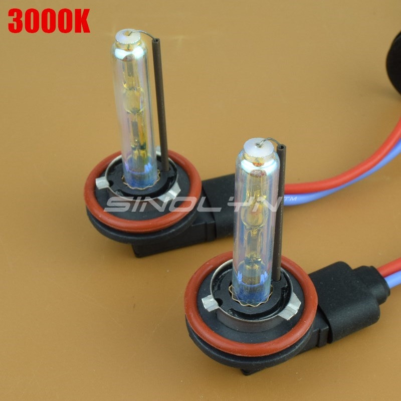 2 Bóng đèn pha XENON H11 HID 3000K 5500K 6000K 12V 35W thay thế cho xe hơi