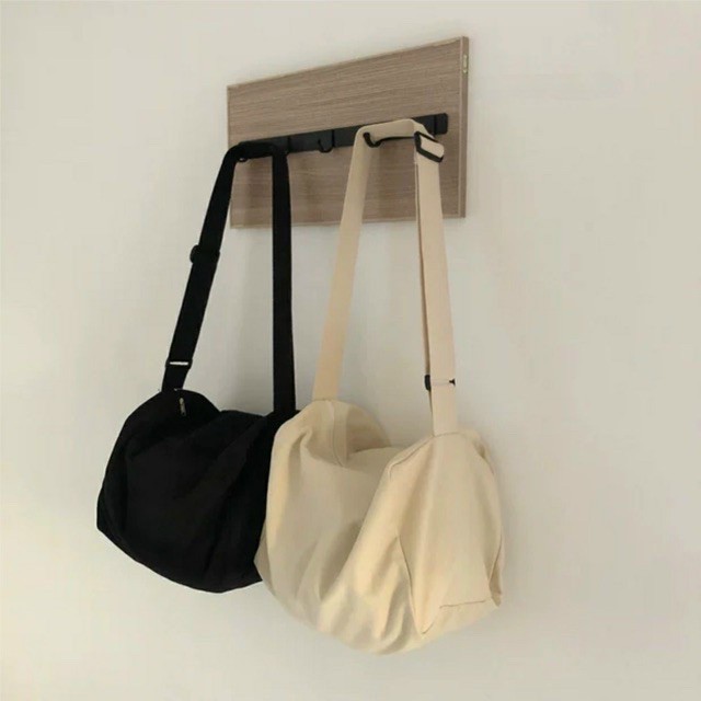 TÚI TOTE ĐEO CHÉO TRỐNG SIU TO CÓ KHÓA KÉO & TÚI CON VẢI CANVAS PHONG CÁCH ULZZANG ĐỂ ĐƯỢC SÁCH ĐỒ THOẢI MÁI CVTR05 | BigBuy360 - bigbuy360.vn