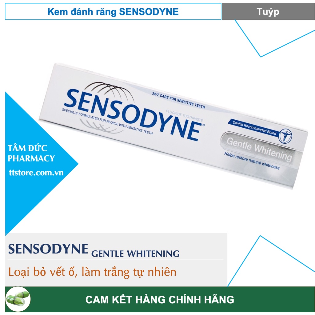 Kem Đánh Răng SENSODYNE Giảm Ê Buốt Ngừa Sâu Răng Làm Trắng Răng Bảo Vệ Răng Nhạy Cảm