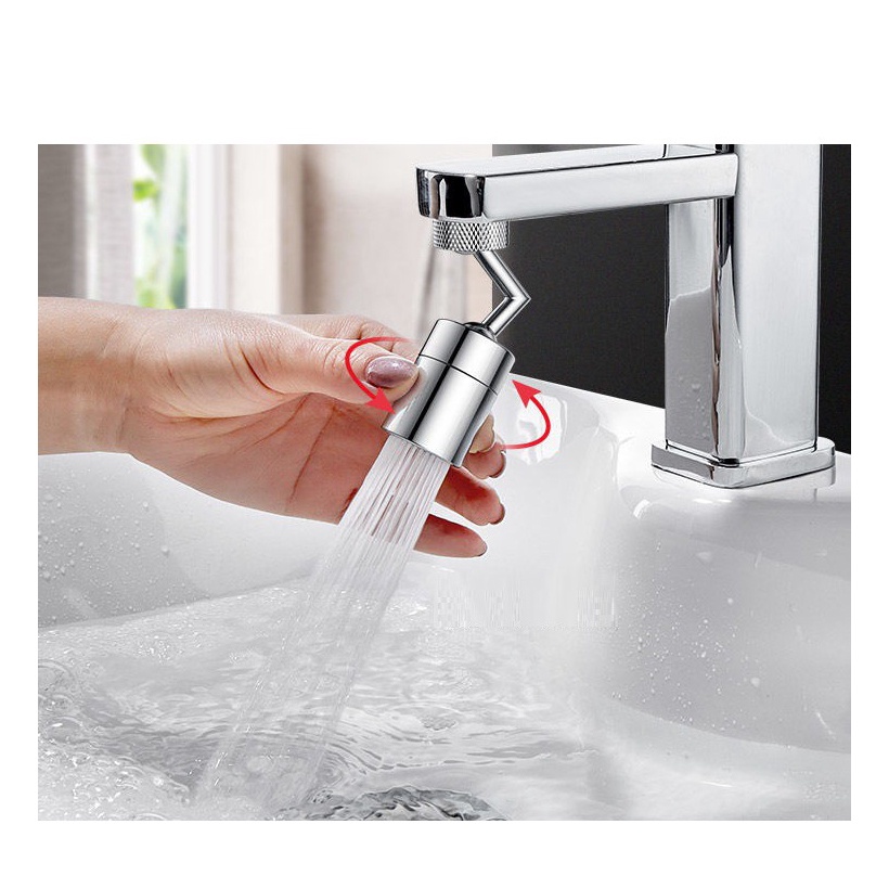 Đầu Nối Vòi Nước, Tăng Áp Lọc Nước Thông Minh Xoay 720 Độ Lắp Vòi Nước Chậu Rửa Bát Chén Lavabo 2 Chế Độ Nước V3 SUVADO