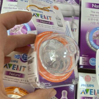 (Chính hãng)Núm ti Philips Avent Natural Cổ rộng
