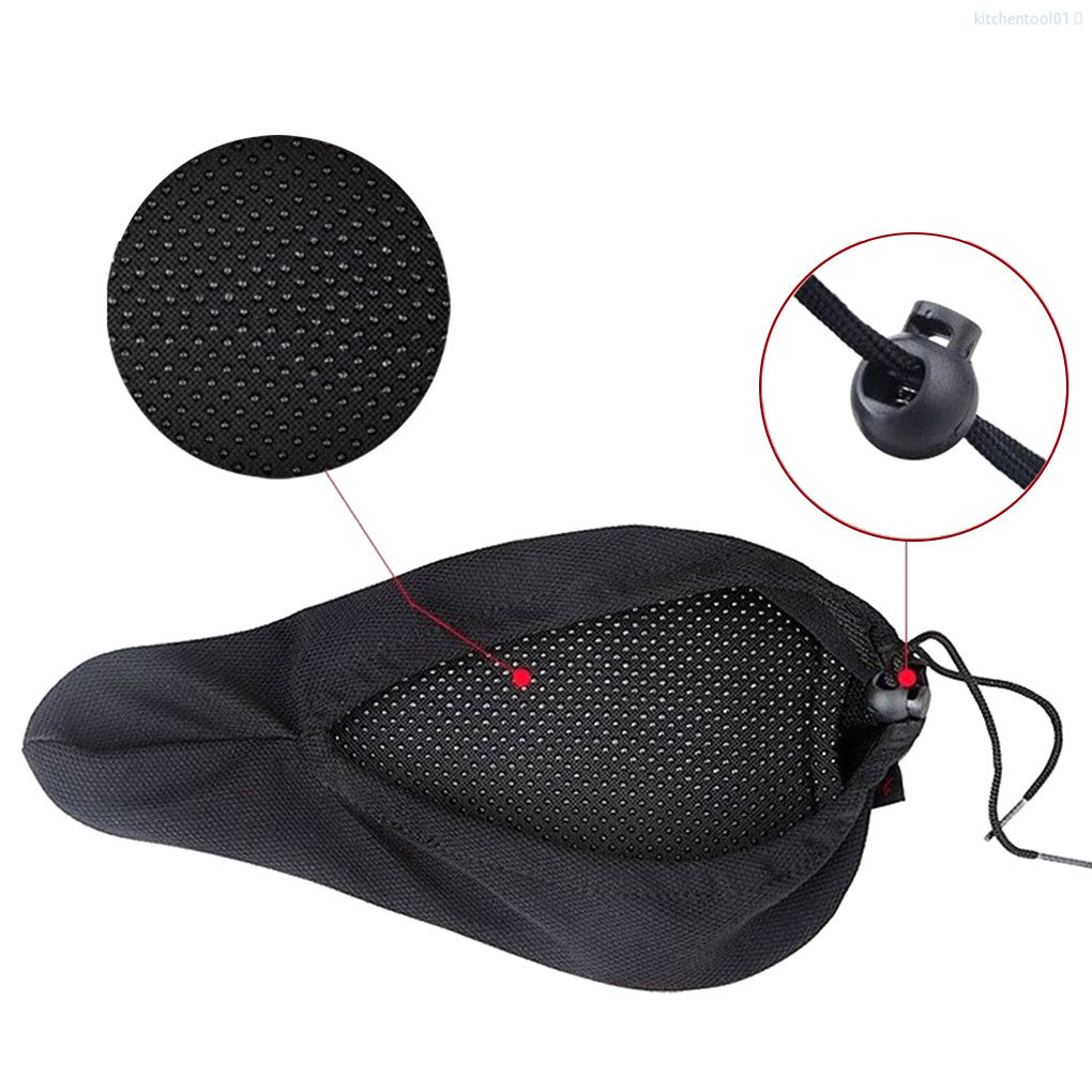 Đệm lót yên xe đạp 3D chống trượt thoáng khí chỉnh được kích cỡ