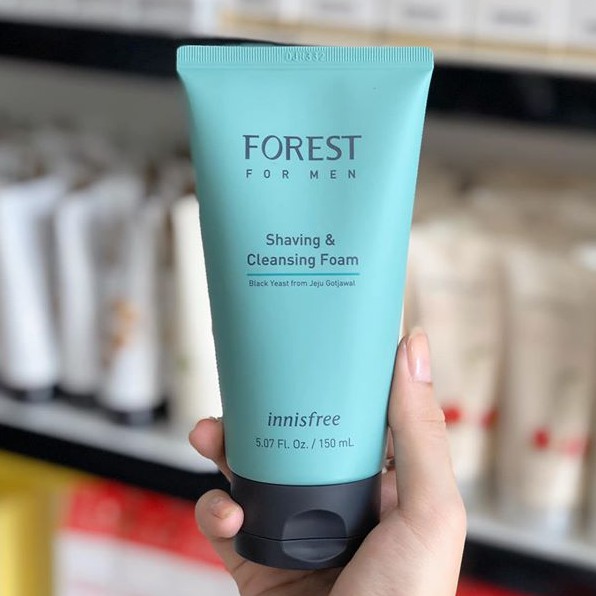 Sữa Rửa Mặt Dưỡng Ẩm Dành Cho Nam Innisfree Forest For Men Shaving & Cleansing Foam