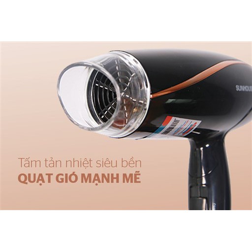 Máy sấy tóc Sunhouse SHD2306 đen-1200w - Hàng chính hãng