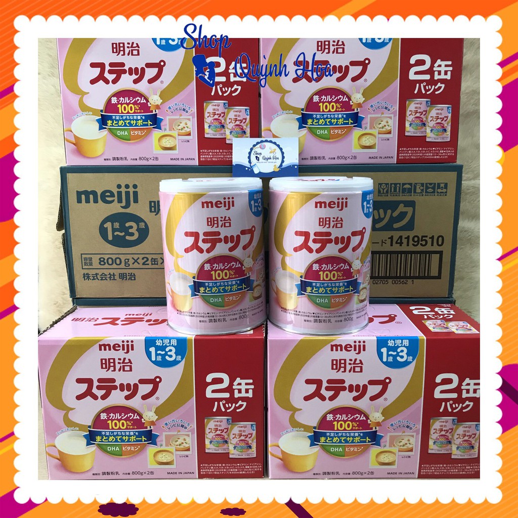 Sữa Meiji nội địa Nhật [CHÍNH HÃNG] / Sữa Meiji số 1-3, 800g - [CÓ TEM PHỤ TIẾNG VIỆT]