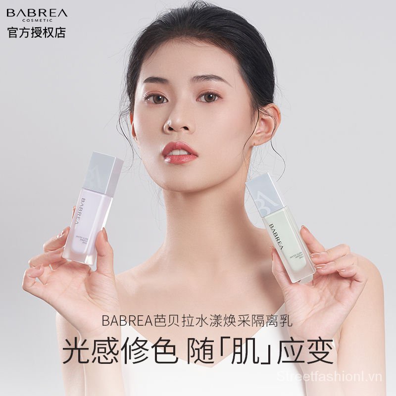 Kem lót trang điểm BABREA dưỡng ẩm kiềm dầu làm sáng da che phủ lỗ chân lông chính hãng | BigBuy360 - bigbuy360.vn