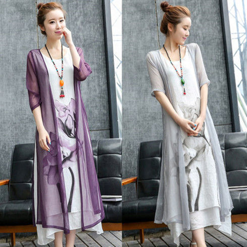 Đầm Thời Trang Dáng Dài Phong Cách Trung Hoa Thanh Lịch 2021 | BigBuy360 - bigbuy360.vn